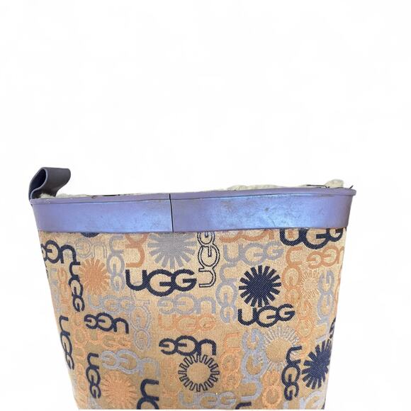 UGGS Women's Wallingford Rain Boots Sherpa Lined 6 Preppy Waterproof Snow - Picture 6 of 7